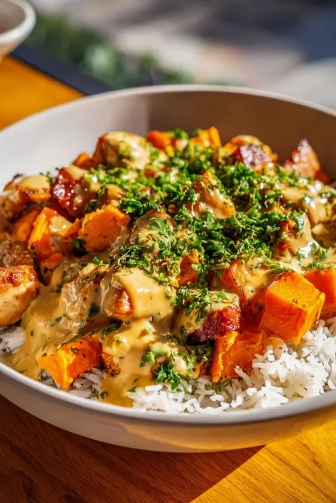 Healthy Chicken and Sweet Potato Bowls for a nutritious meal option