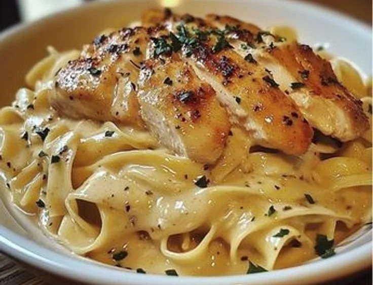 Chicken with Buttered Noodles