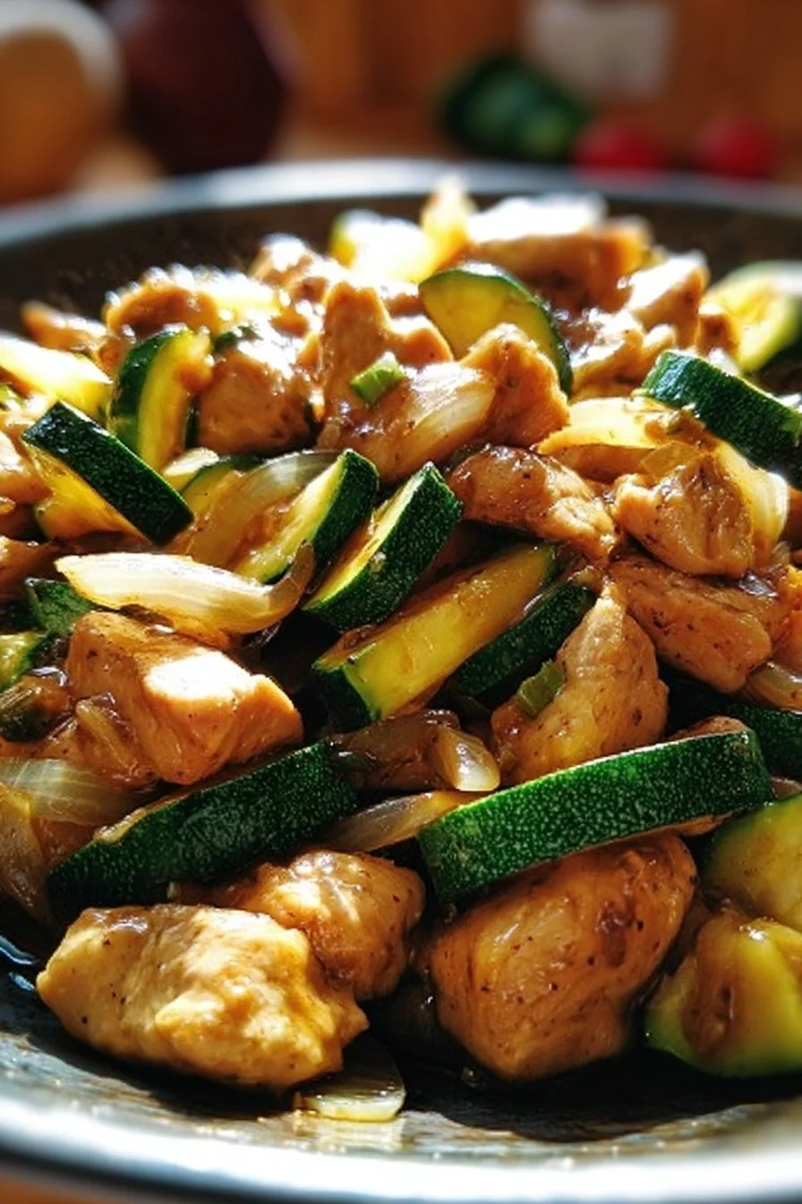 Chicken Zucchini Stir Fry