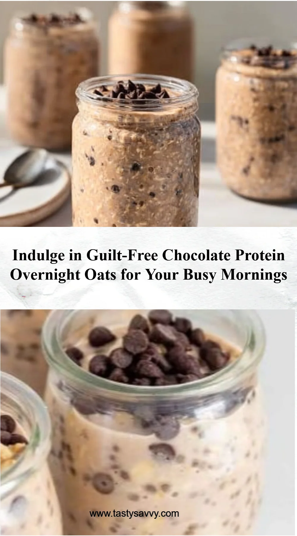 Chocolate Protein Overnight Oats