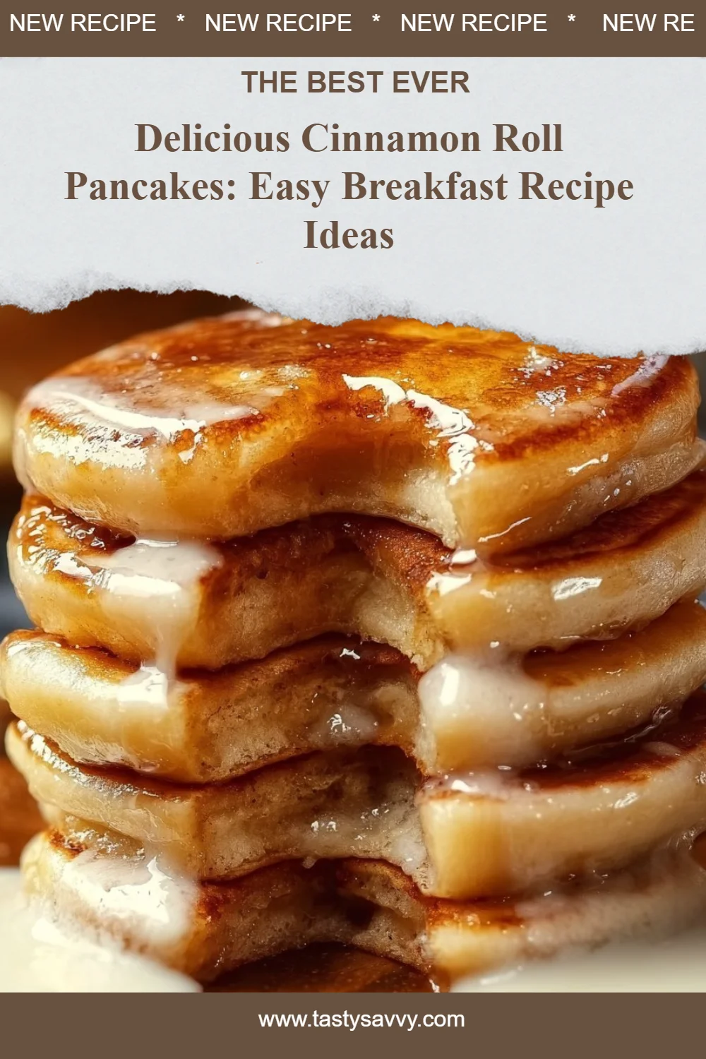 Cinnamon Roll Pancakes