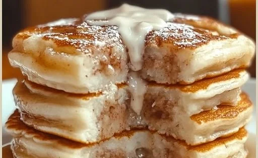 Cinnamon Roll Pancakes