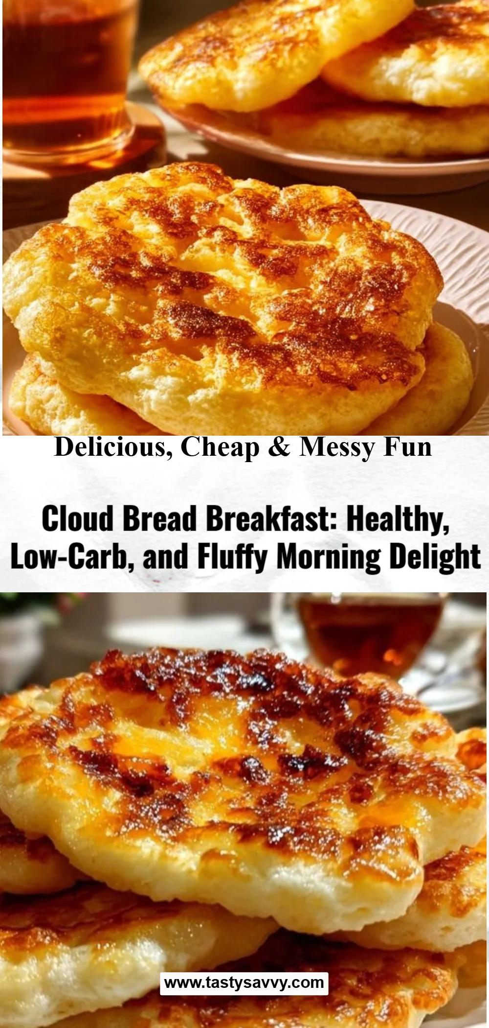Cloud Bread Breakfast