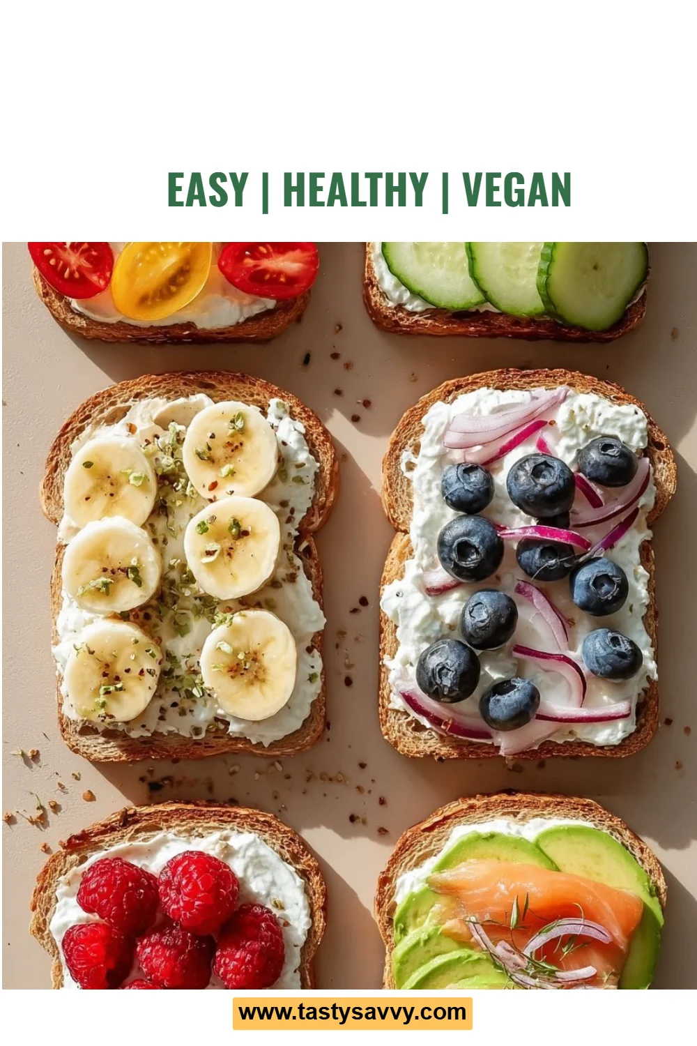 Cottage Cheese Breakfast Toast