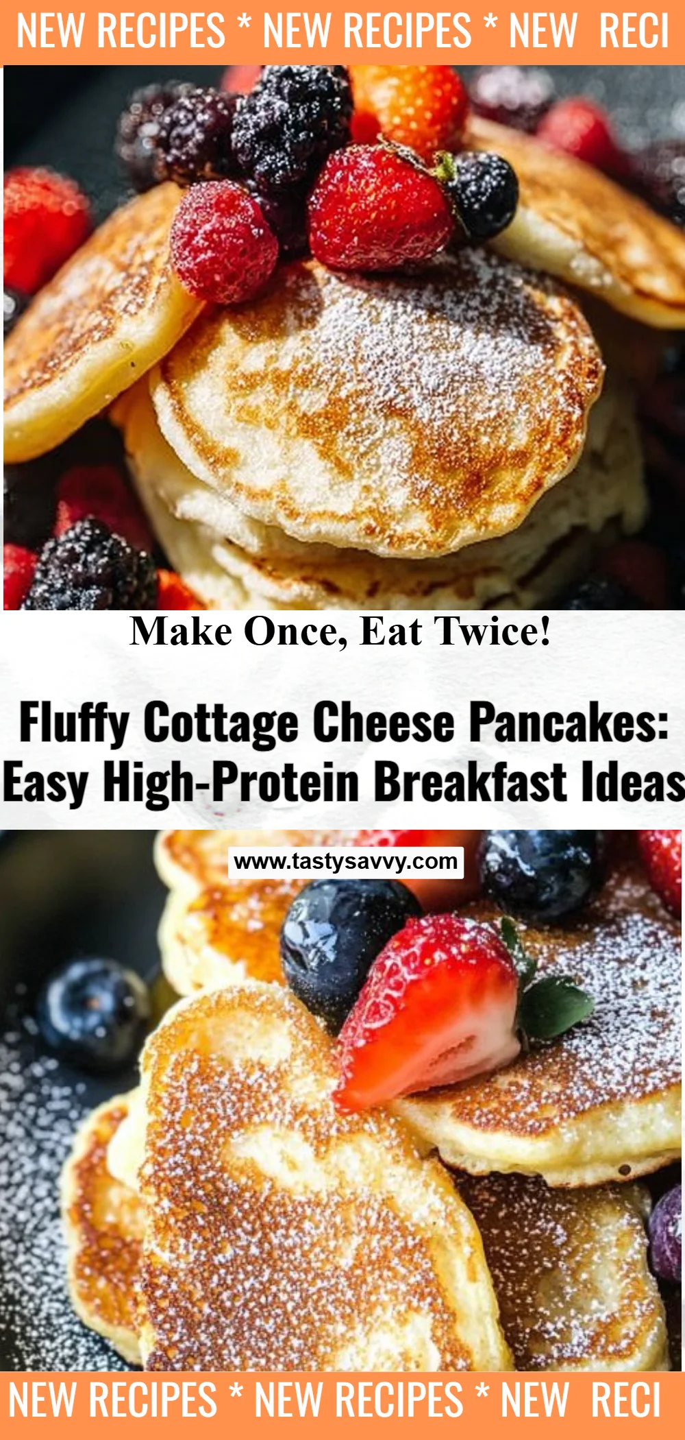 Cottage Cheese Pancakes