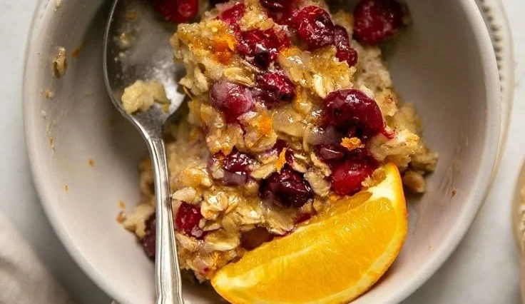 Cranberry Orange Baked Oatmeal