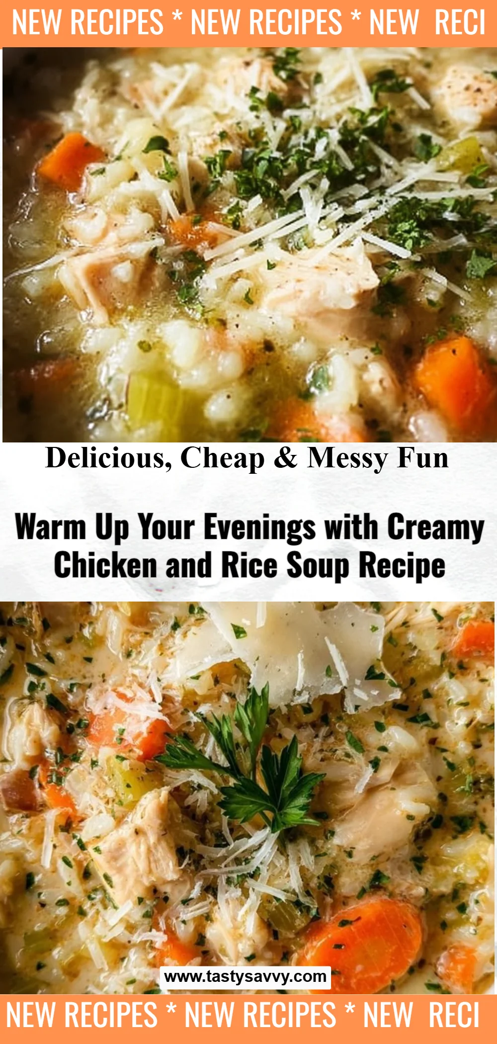 Creamy Chicken and Rice Soup