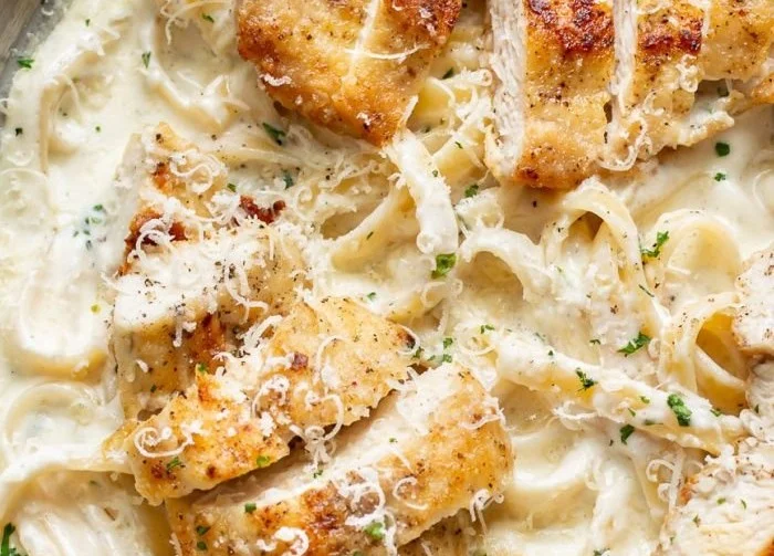 Creamy Chicken Fettuccine Alfredo Chicken Fettuccine Alfredo Creamy Chicken Fettuccine Alfredo