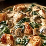 Creamy Chicken Mushroom Spinach Skillet creamy chicken mushroom spinach skillet 2026 01 09 233621 683x1024 1