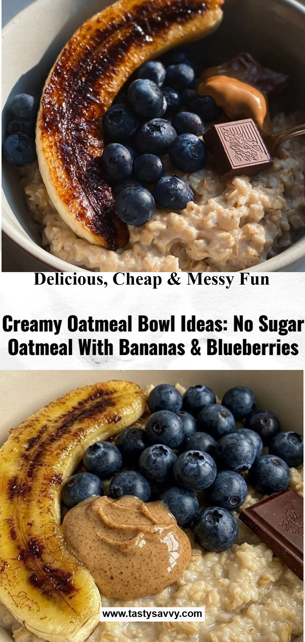 Creamy Oatmeal Breakfast Bowl