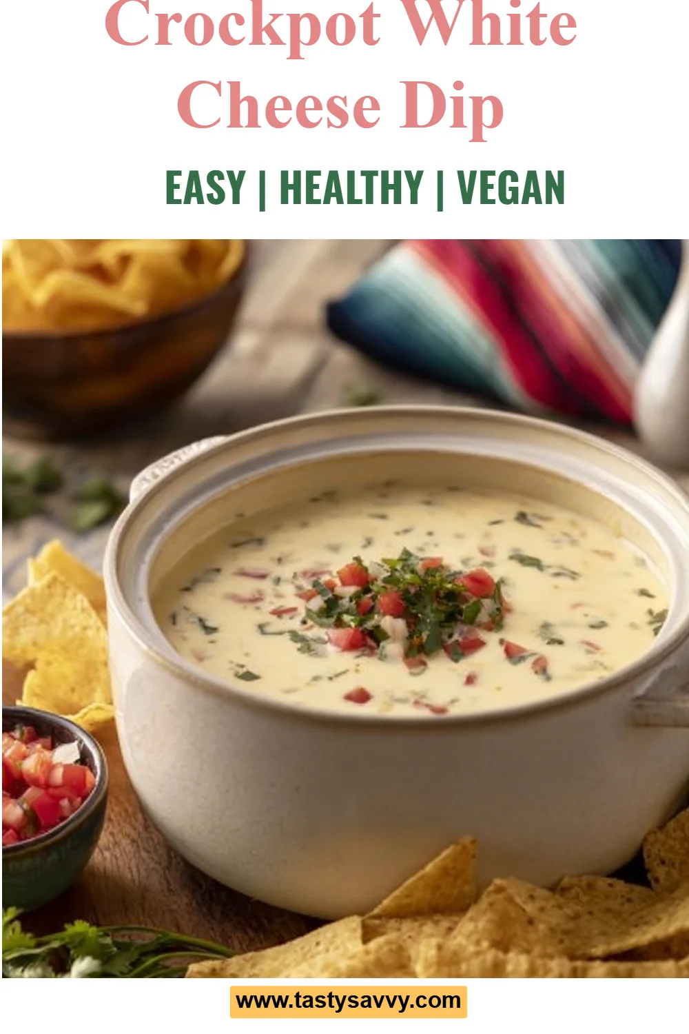 Crockpot White Cheese Dip