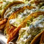 Dill Pickle Ranch Smash Chicken Tacos with Crispy Cheese Delight chicken tacos Dill Pickle Ranch Smash Chicken Tacos with Crispy Cheese Delight dill pickle ranch smash chicken tacos with crispy 2026 01 13 000152 683x1024 1