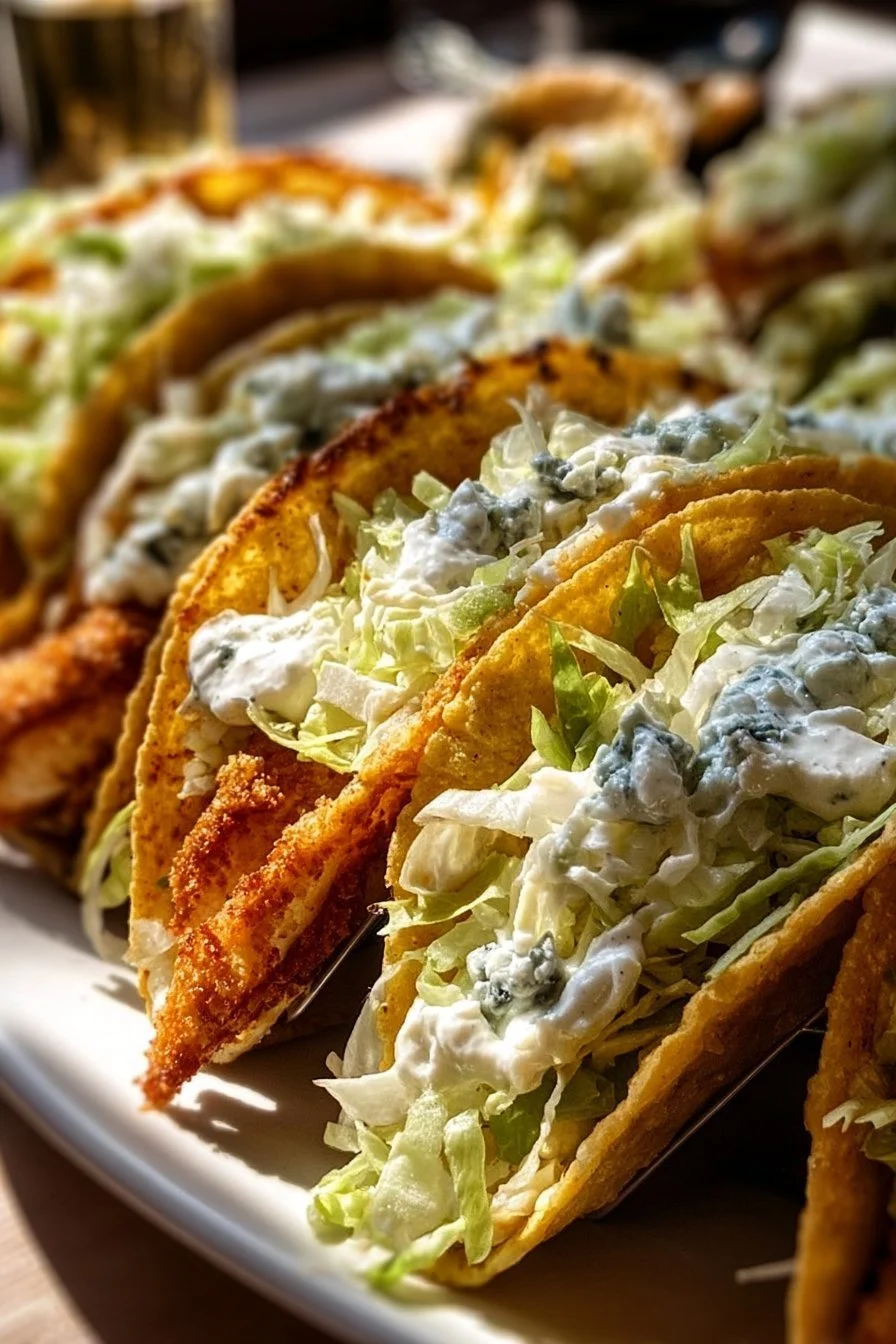 Dill Pickle Ranch Smash Chicken Tacos with Crispy Cheese Delight chicken tacos Dill Pickle Ranch Smash Chicken Tacos with Crispy Cheese Delight