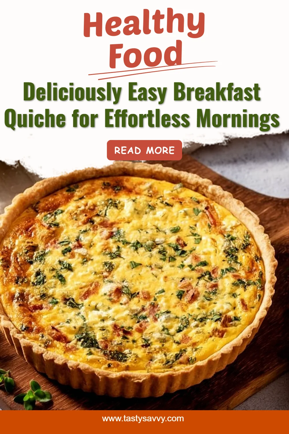 Easy Breakfast Quiche breakfast quiche Easy Breakfast Quiche