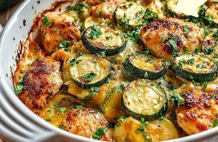 Easy Chicken Zucchini Bake
