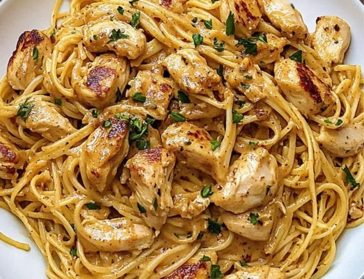 Easy Cowboy Butter Chicken Linguine