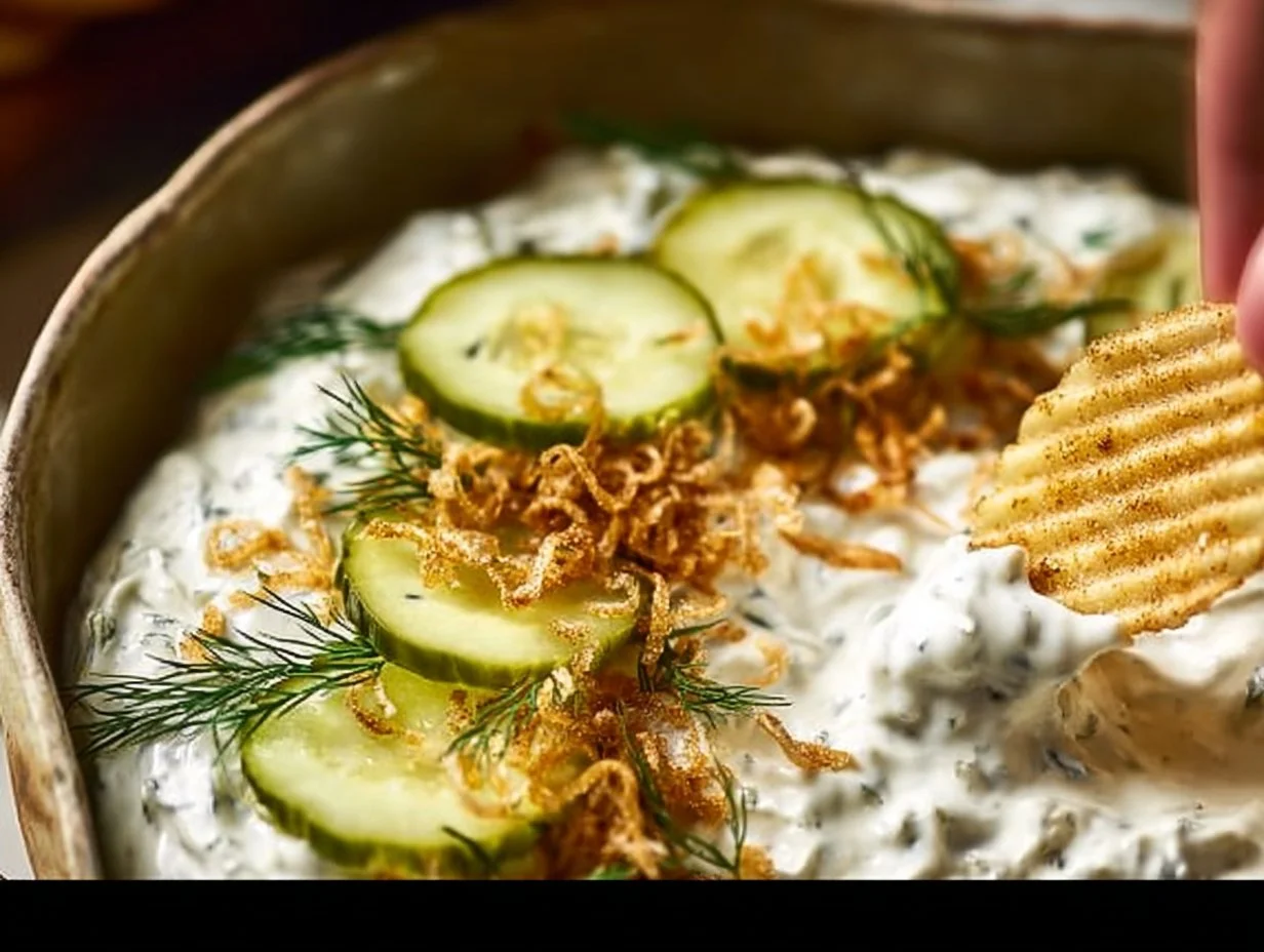 Easy Fried Pickle Dip (Dairy-Free Option) Fried Pickle Dip Easy Fried Pickle Dip (Dairy-Free Option)