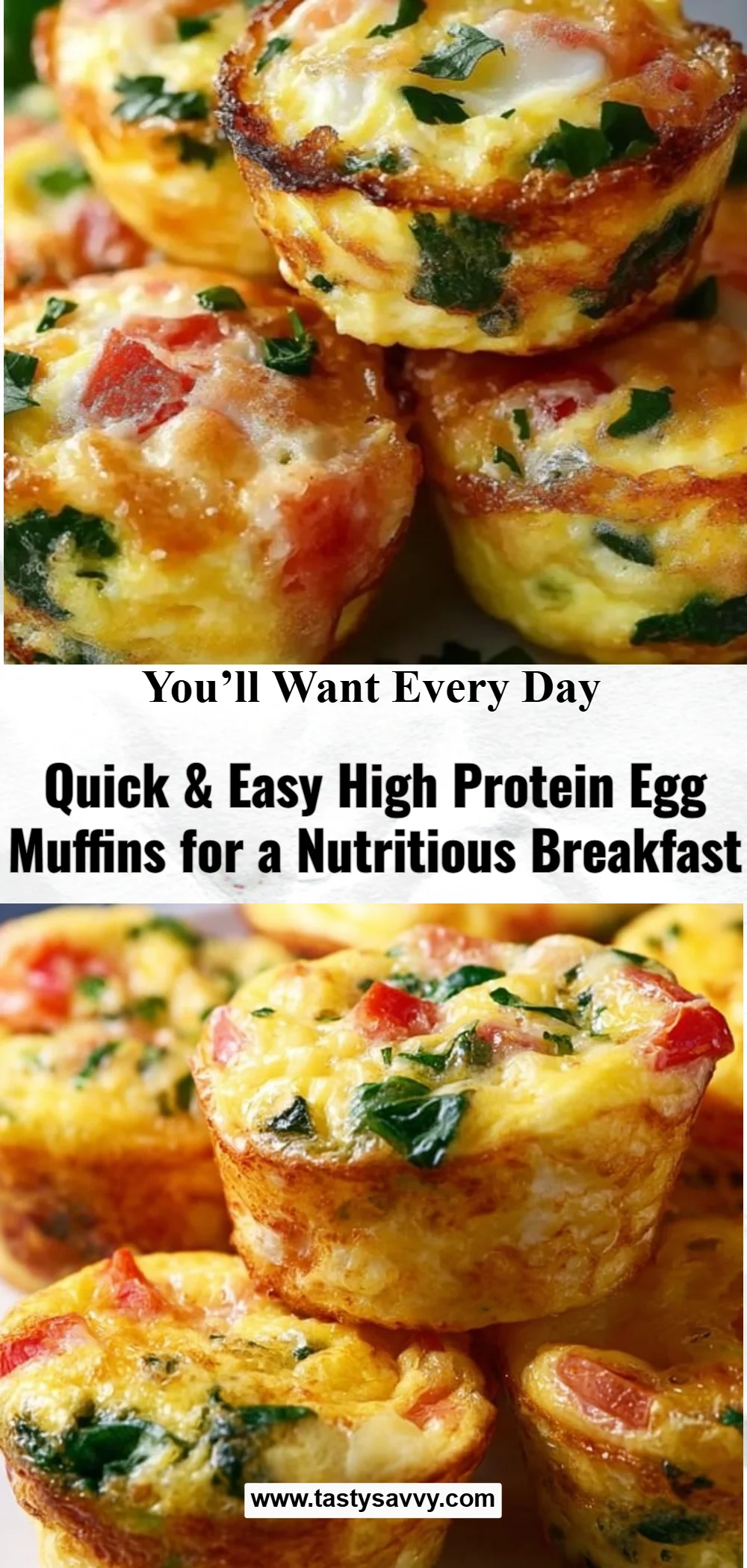 Easy High Protein Egg Muffins