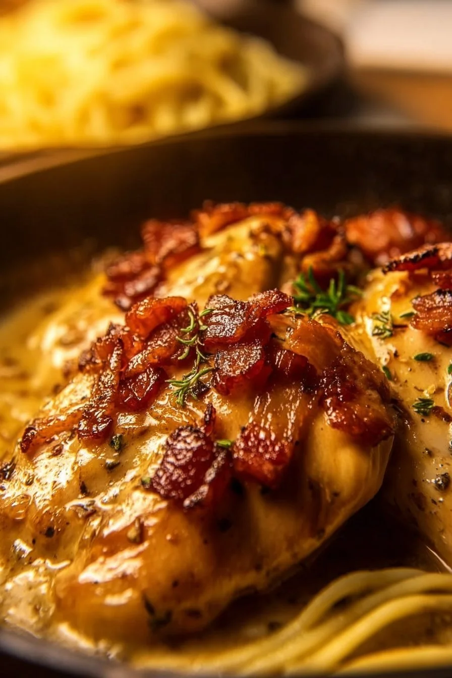 Bowl of Easy Slow Cooker Crack Chicken with toppings