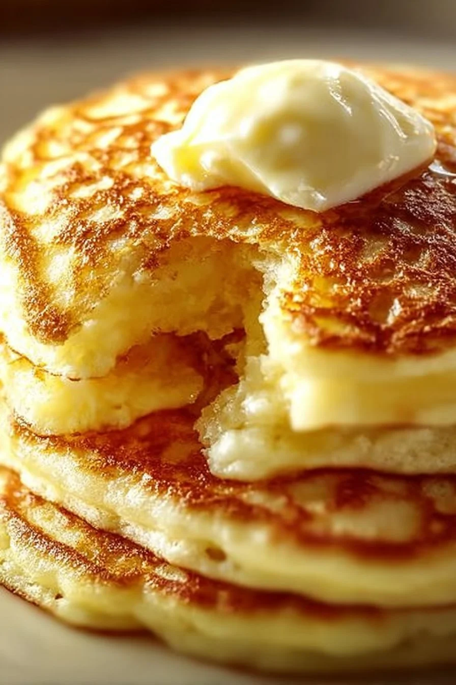 Flourless Cottage Cheese Pancakes