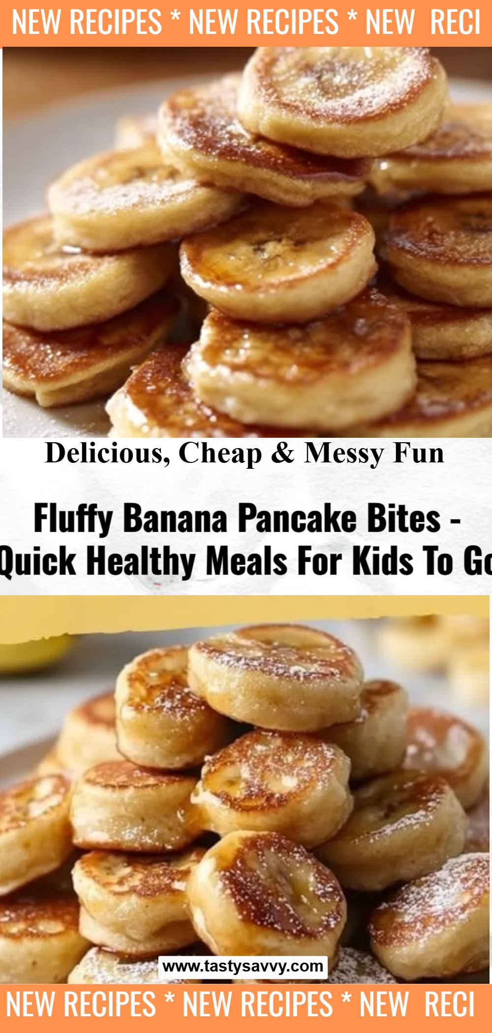 Fluffy Banana Pancake Bites