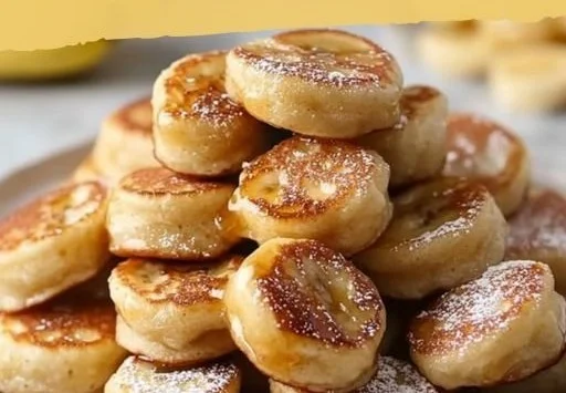 Fluffy Banana Pancake Bites