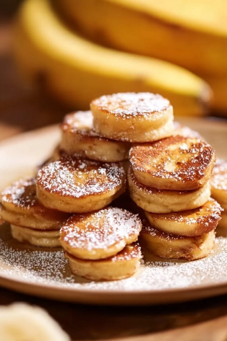 Fluffy Banana Pancake Bites
