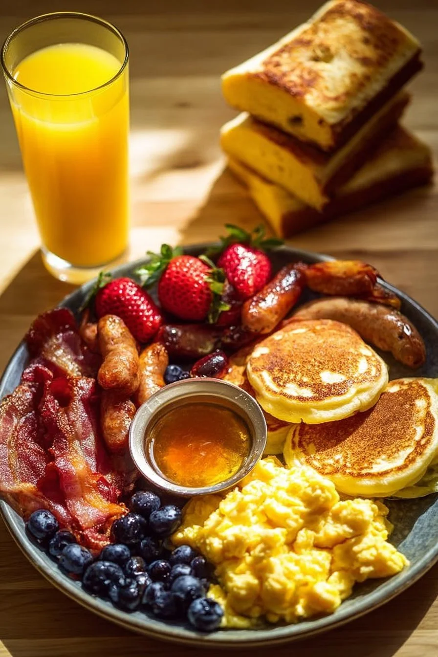 Delicious go-to brunch menu featuring a variety of dishes and drinks.