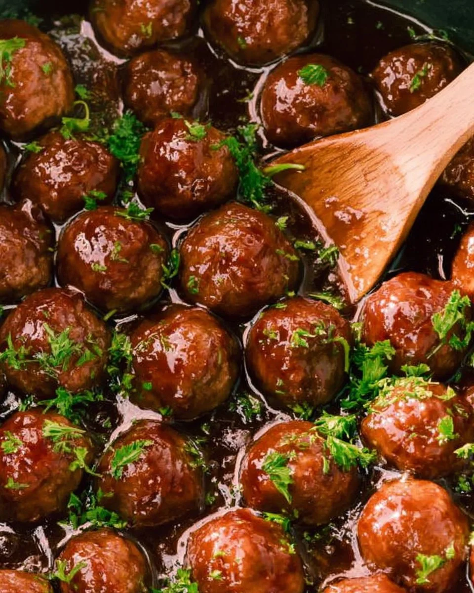 Grape Jelly Meatballs grape jelly meatballs Grape Jelly Meatballs