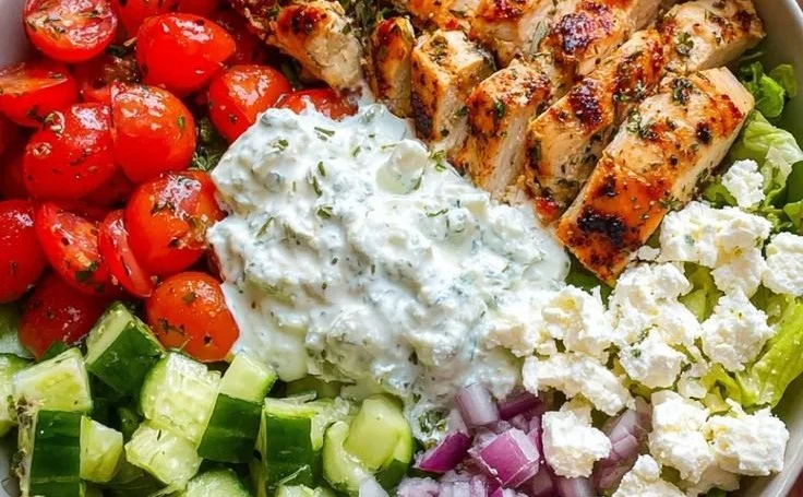 Greek Chicken Bowls