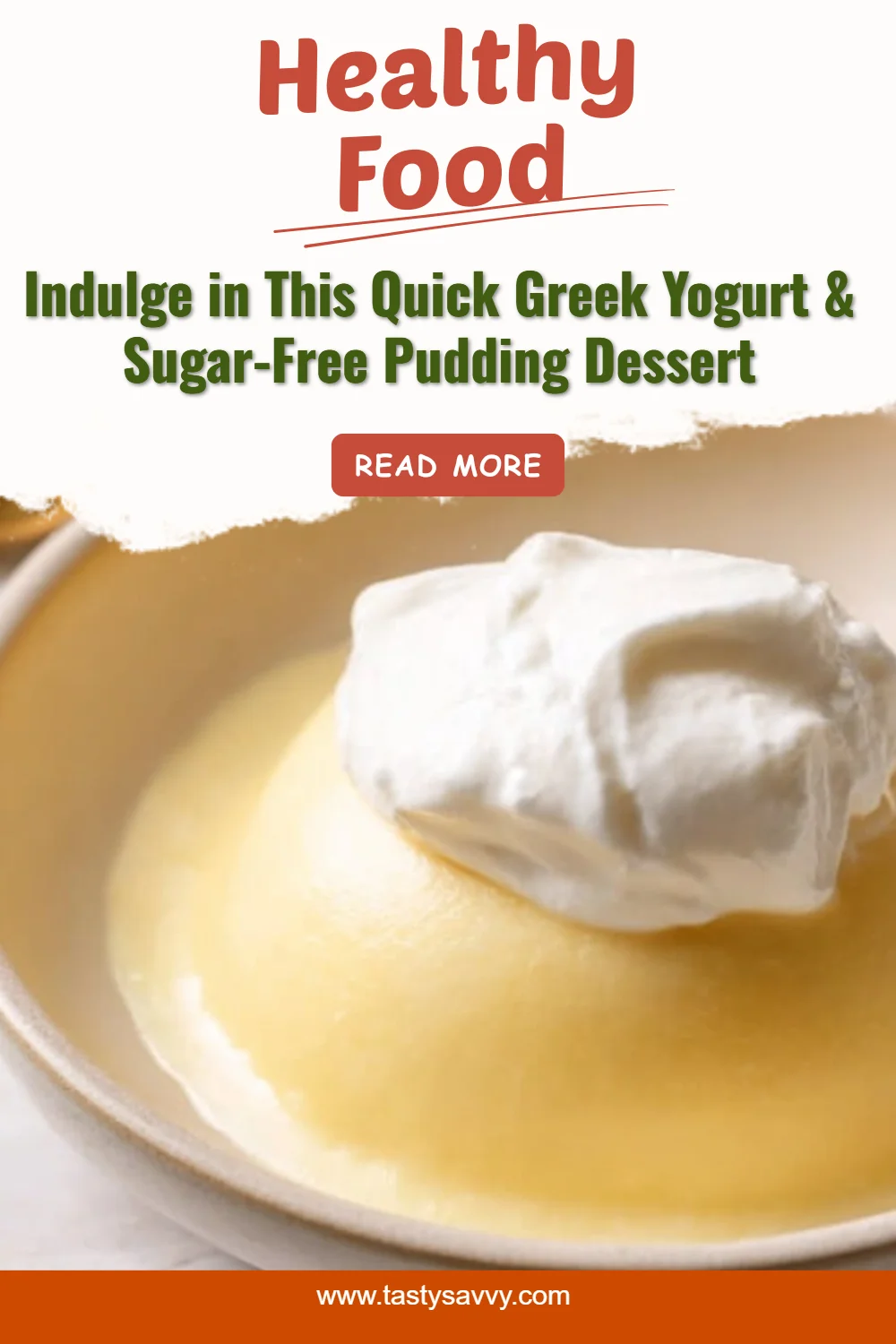 Greek Yogurt and Sugar-Free Pudding Dessert