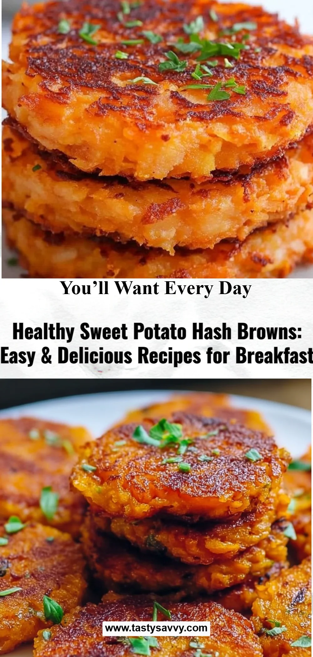 Healthy Sweet Potato Hash Browns