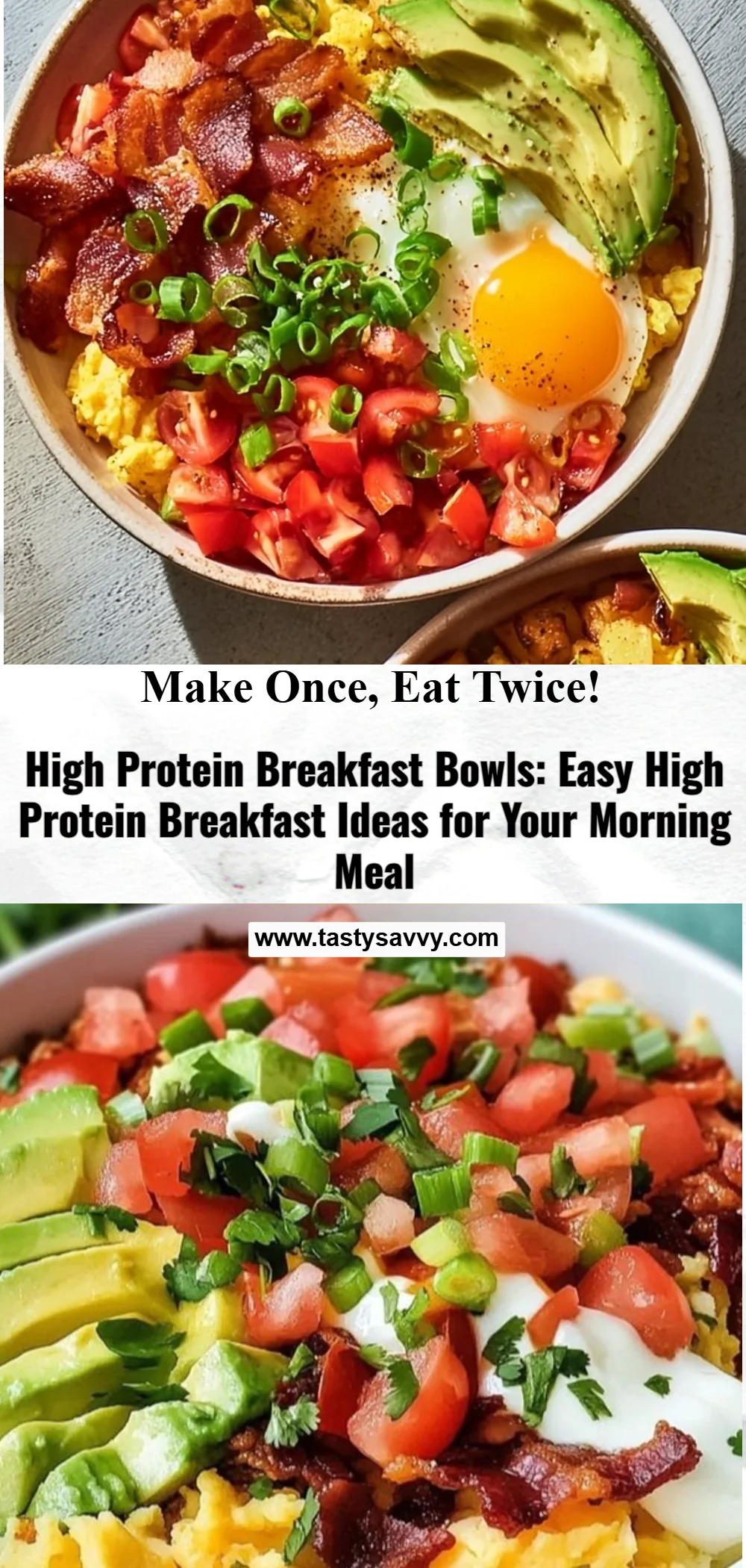 High Protein Breakfast Bowls