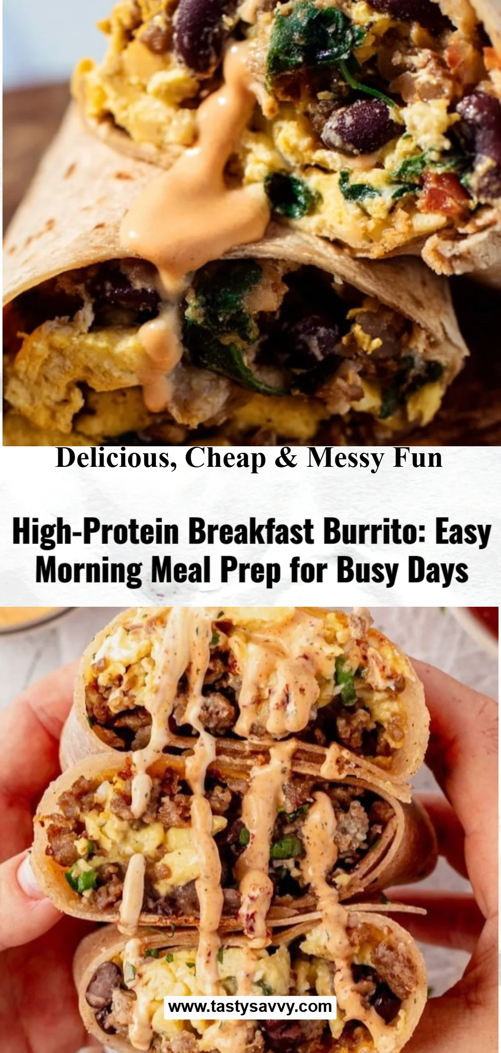 High-Protein Breakfast Burrito