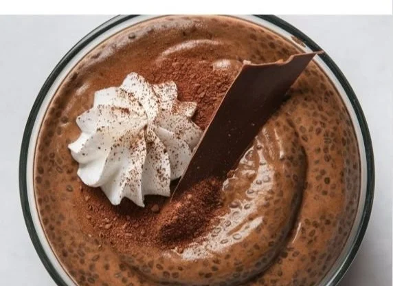 High Protein Chocolate Chia Seed Pudding