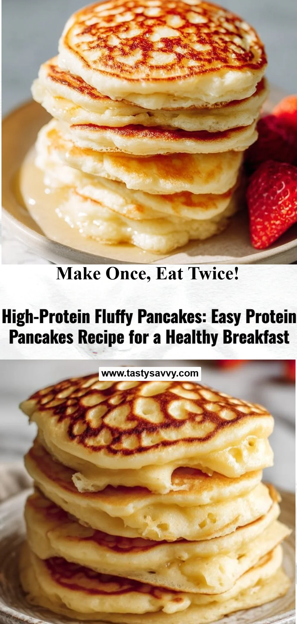 High-Protein Fluffy Pancakes