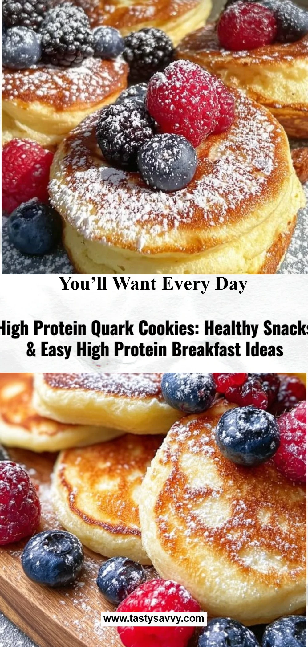 High Protein Quark Cookies