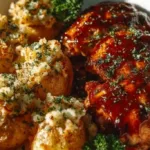 Honey BBQ Chicken with Garlic Parmesan Potatoes Honey BBQ Chicken Honey BBQ Chicken with Garlic Parmesan Potatoes honey bbq chicken with garlic parmesan potatoes 2026 01 17 172614 683x1024 1