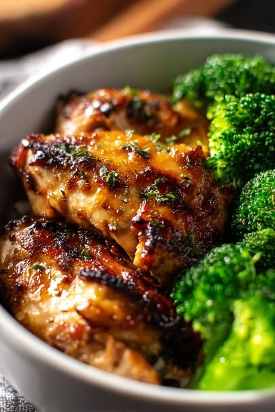 Honey Garlic Chicken Bowls