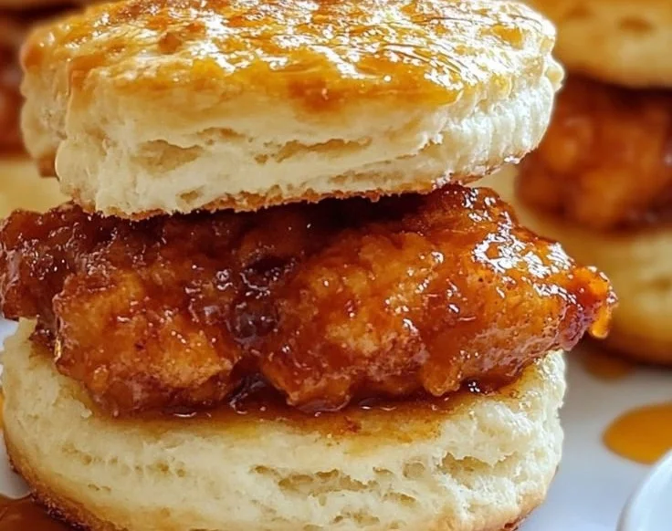 Hot Honey Chicken Biscuits