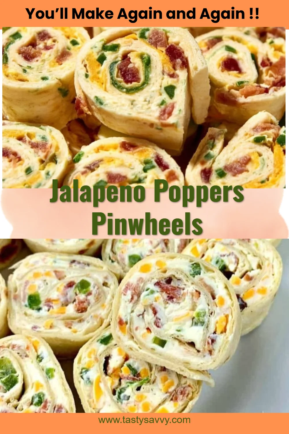 Jalapeno Poppers Pinwheels