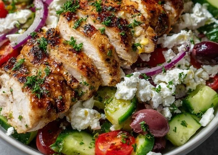 Low-Carb Greek Chicken Bowl
