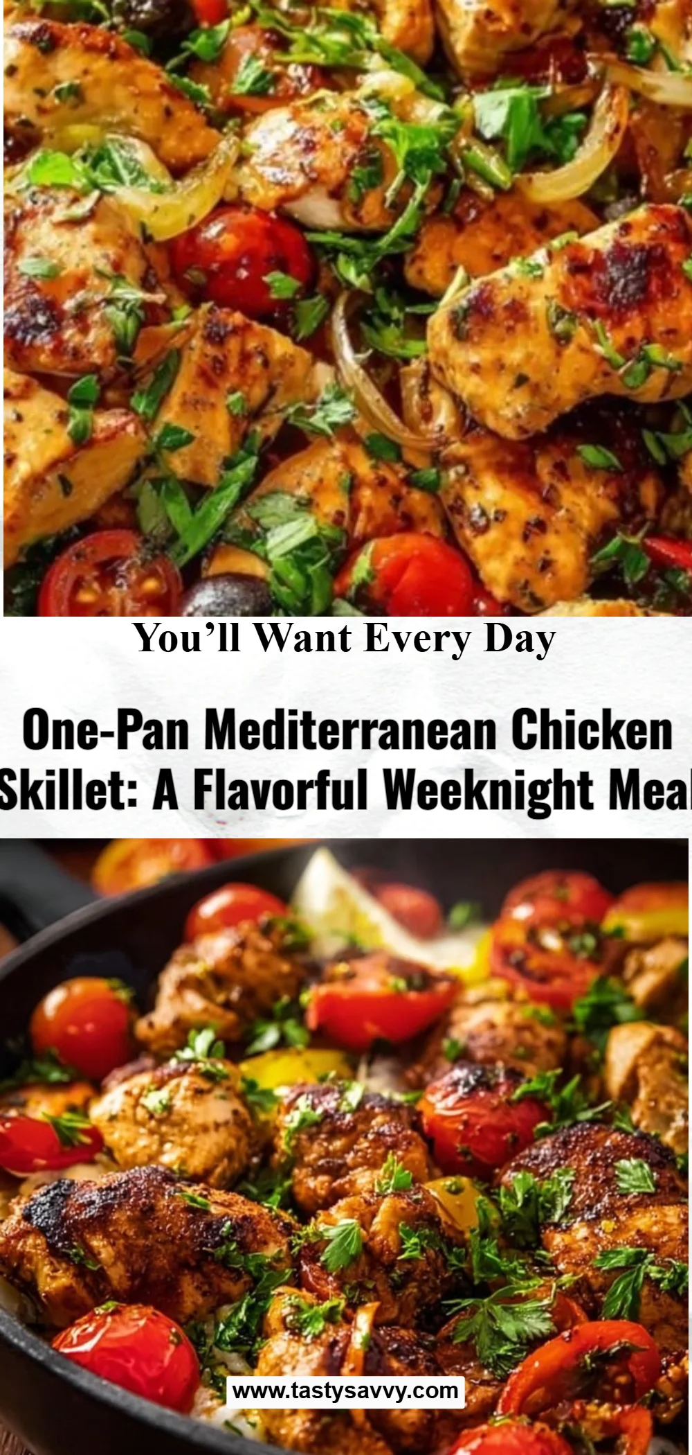 Mediterranean Chicken Skillet