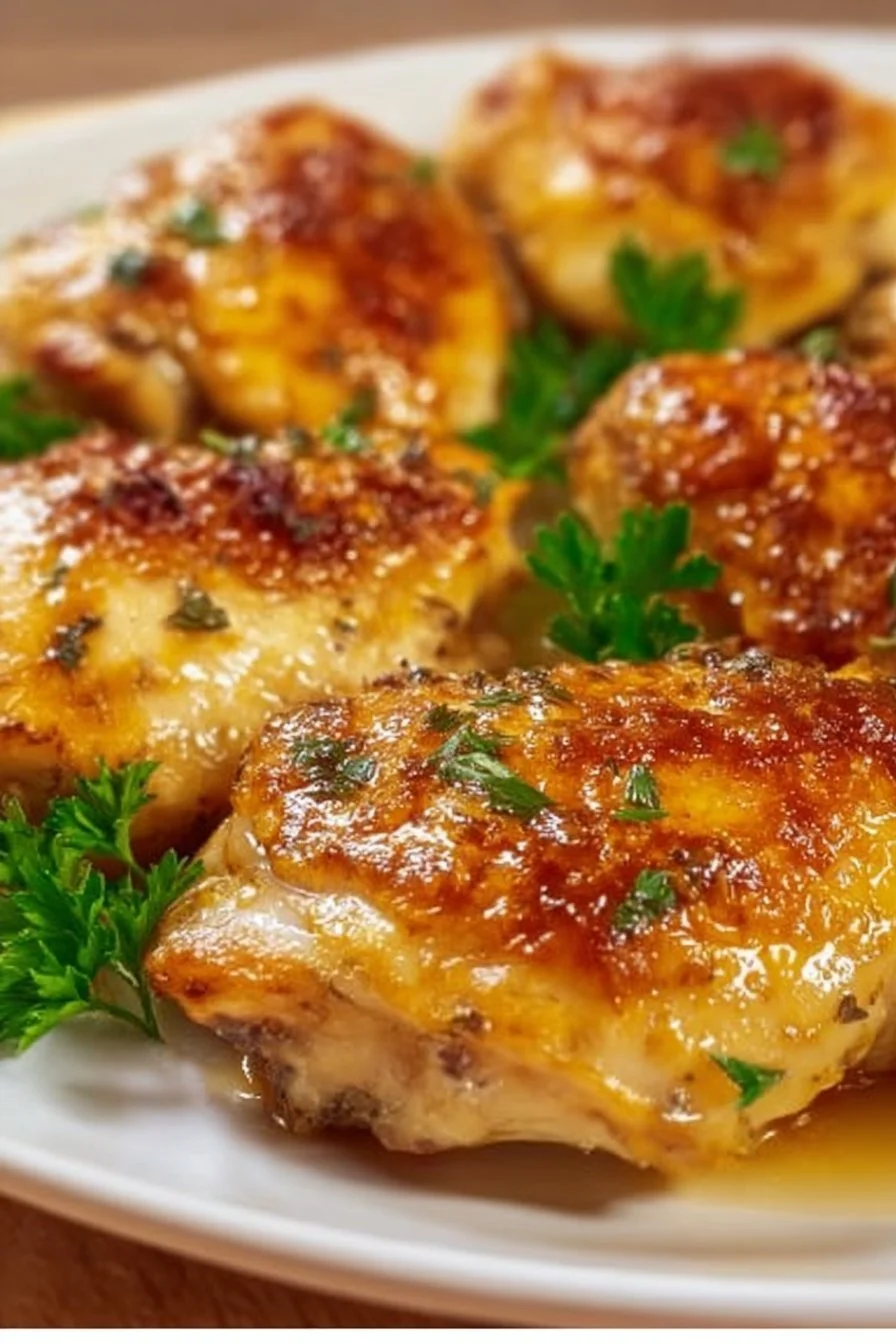 Juicy melt-in-your-mouth chicken breast served with herbs and spices
