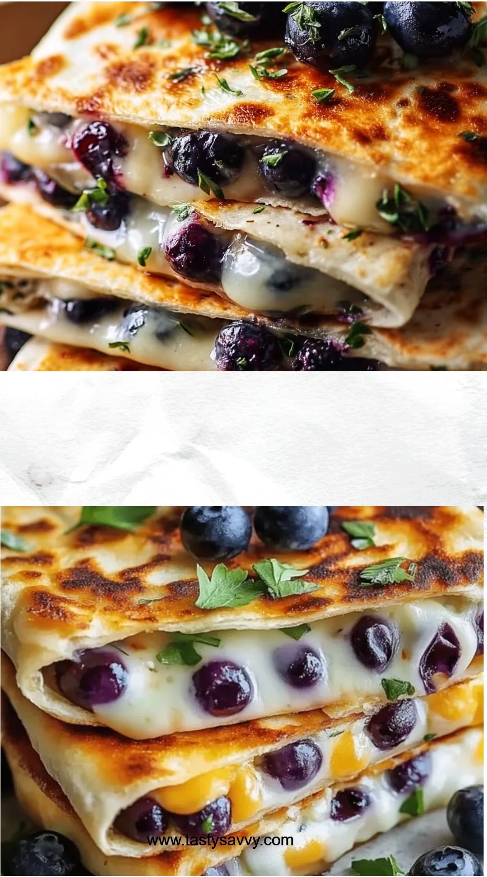 Mouthwatering Blueberry Breakfast Quesadillas