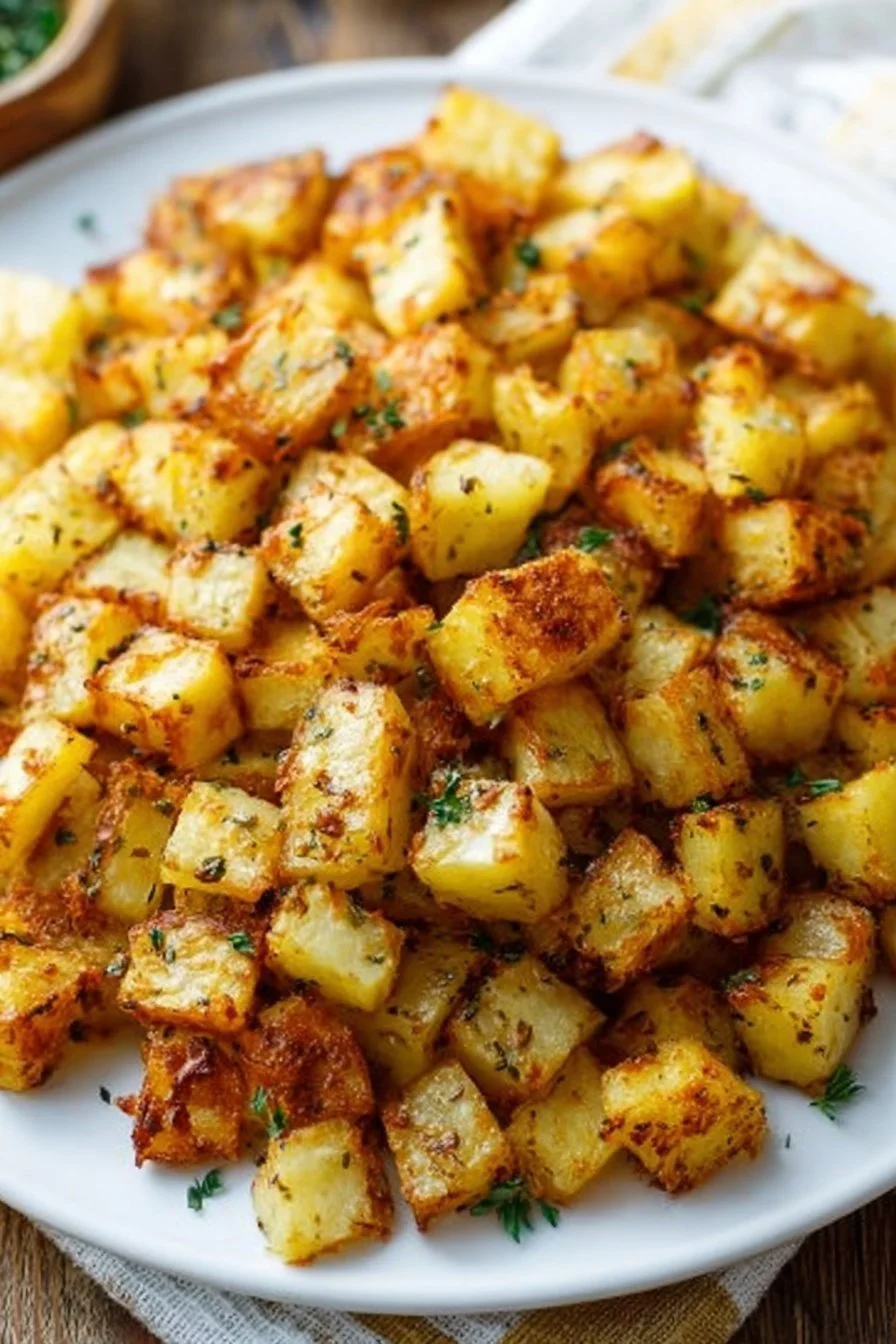 Delicious oven-roasted breakfast potatoes seasoned to perfection