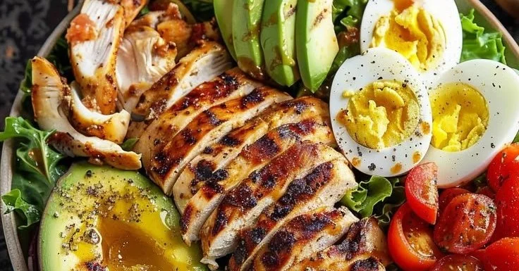 Paleo Grilled Chicken Cobb Salad