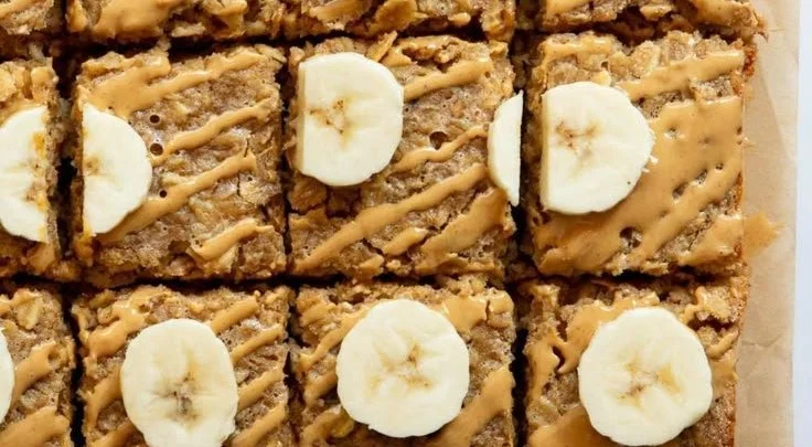 Peanut Butter Banana Baked Oatmeal