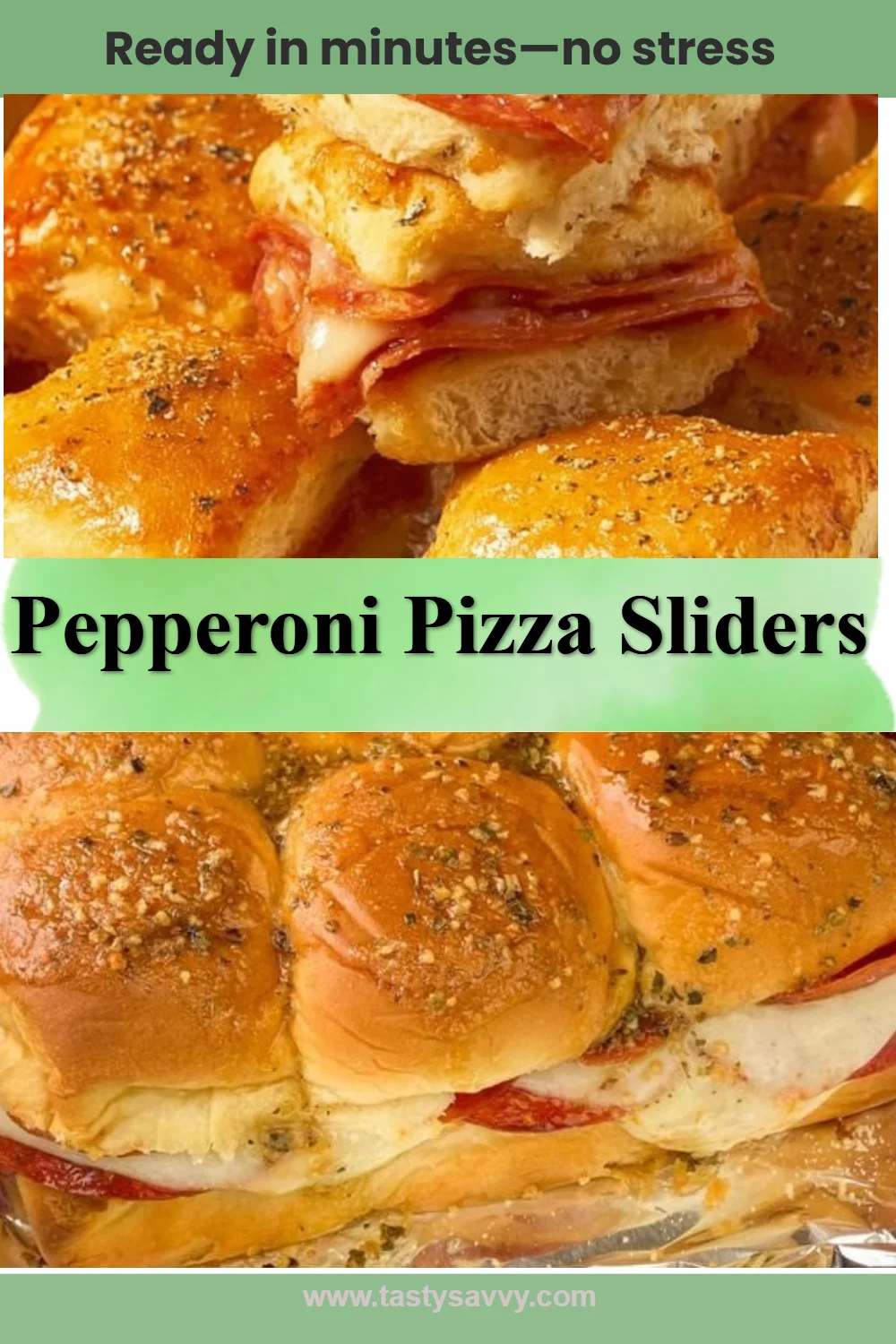 Pepperoni Pizza Sliders