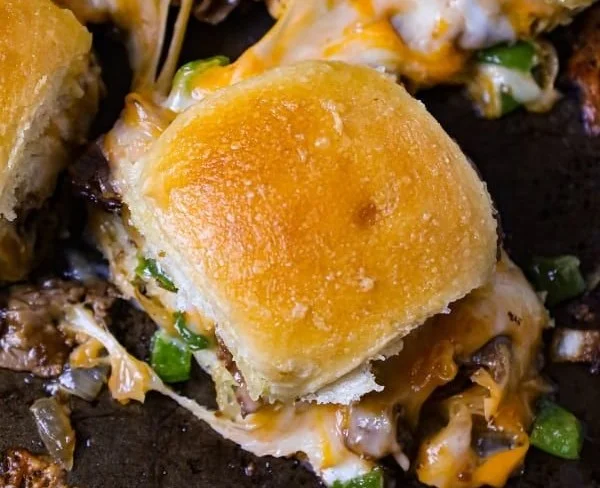 Philly Cheese Steak Sliders cheese steak sliders Philly Cheese Steak Sliders